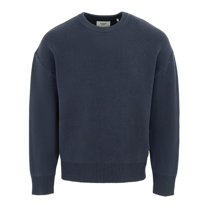 Firetrap Men's Blue Crew Neck Sweater Knitted Jumper in Size M, Sports Direct