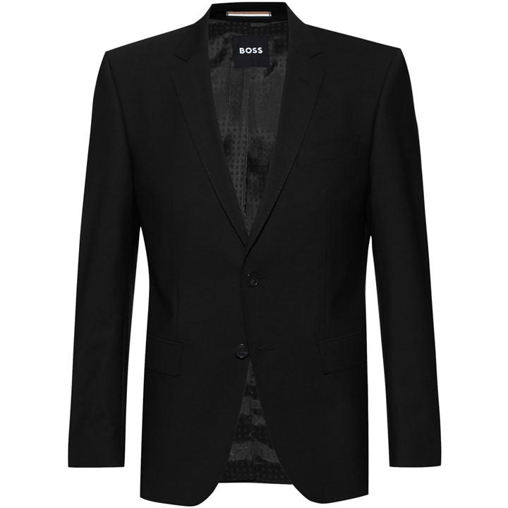 Boss Men's Black Hbb Huge Mm Suit Jacket, Distinguished Tailoring in Size XL, Sports Direct
