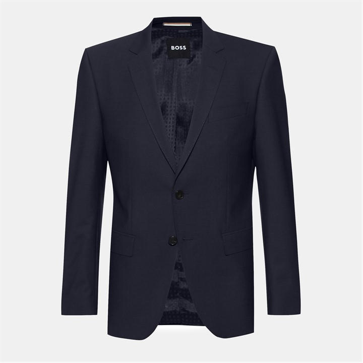 Boss Men's Blue Hbb Huge Mm Suit Jacket, Distinguished Tailoring in Size XL, Sports Direct