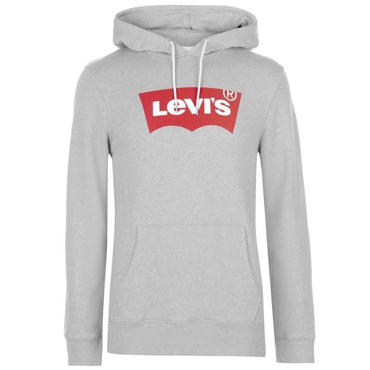 Levis Men's Grey Batwing Hoodie in Size 2XL, Sports Direct