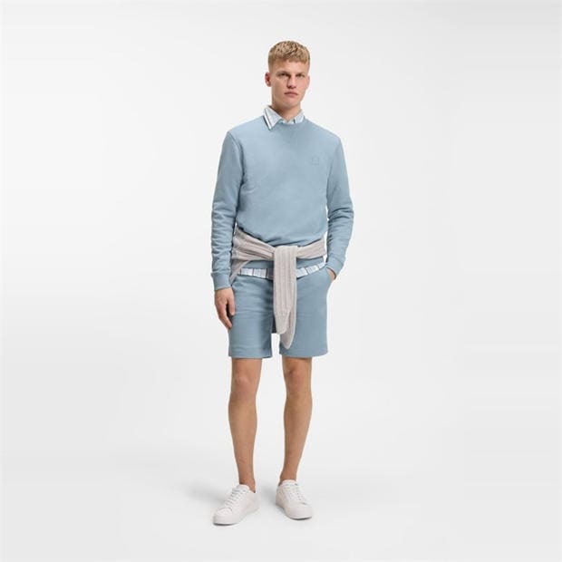 Blue 458 - Boss - Mens BOSS ORANGE Long Sleeve Premium Cotton Sweatshirt (Westart Crew Neck)