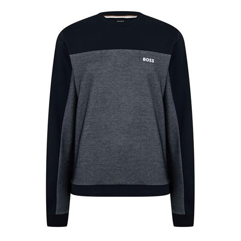 Tuta Uomo BOSS, Felpa Con Cappuccio E Pantaloni, Completo Sportswear, Taglie Regular, Cotone Di Qualità