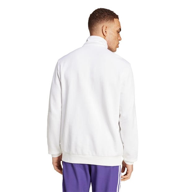 White - adidas - Men's Real Icon Sweater Performance Crew Sweatshirt
