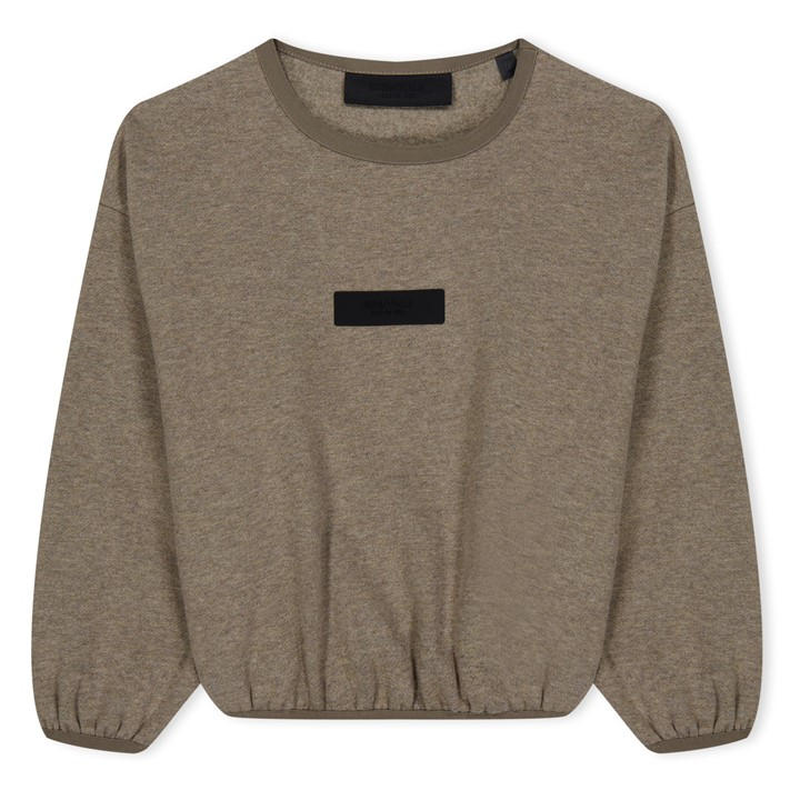 Fear Of God Essentials  Kids Grey Crewneck Jumper  in Size 9 - 10 Years, Sports Direct