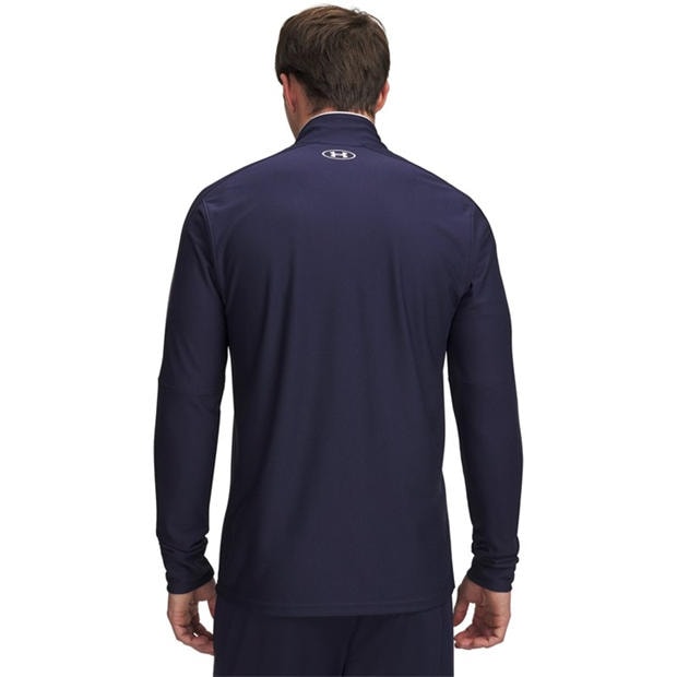 Navy / White - Under Armour - Challenger Tracksuit Top Mens