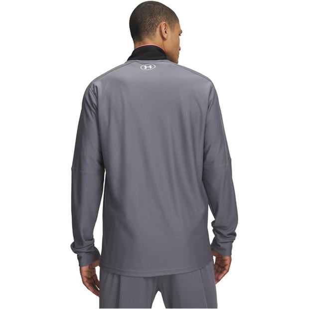 Gray / Black - Under Armour - Challenger Tracksuit Top Mens