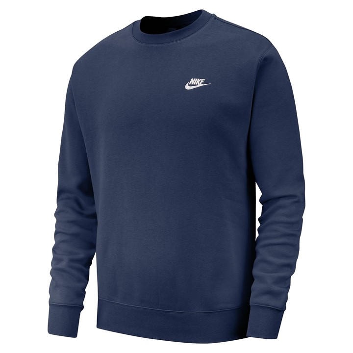 Nike Men's Blue Sportswear Club Crew in Size 2XL, Sports Direct