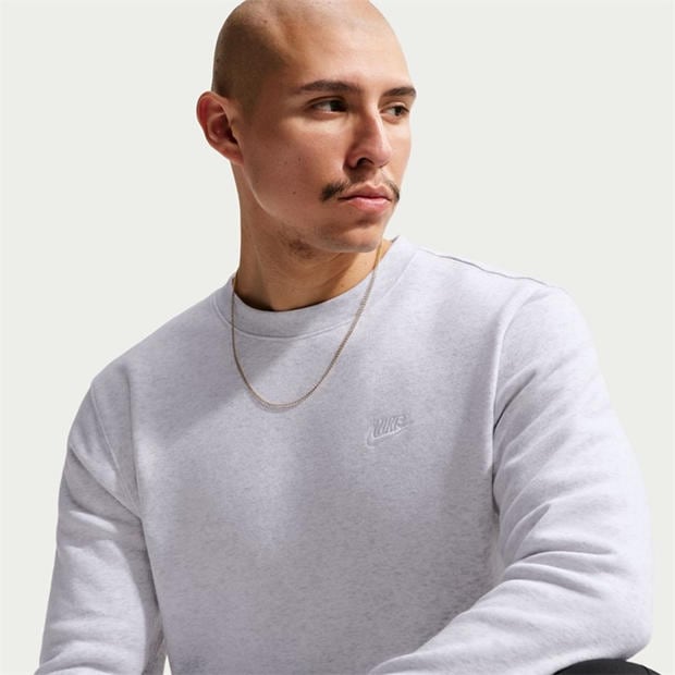 Birch Heather - Nike - Sportswear Club Crew