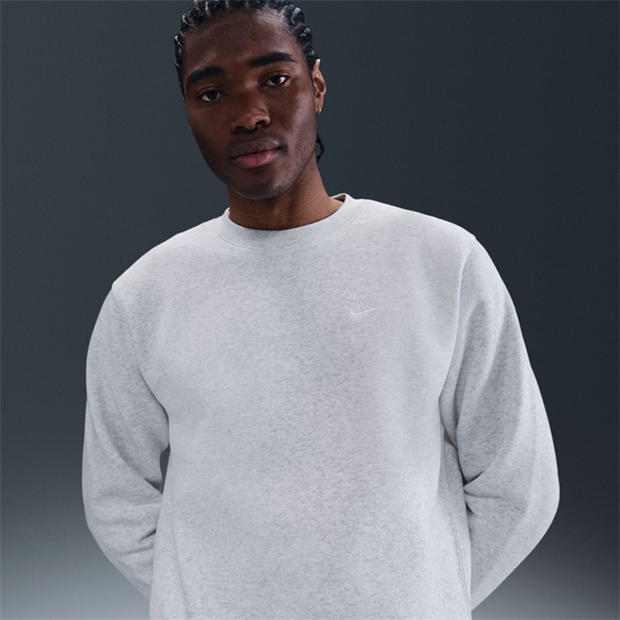 Birch Heather - Nike - Sportswear Club Crew