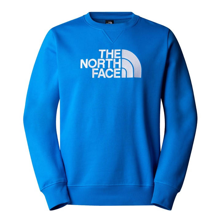 The North Face Men's Blue Drew Peak Crew-Neck Sweater in Size M, Sports Direct