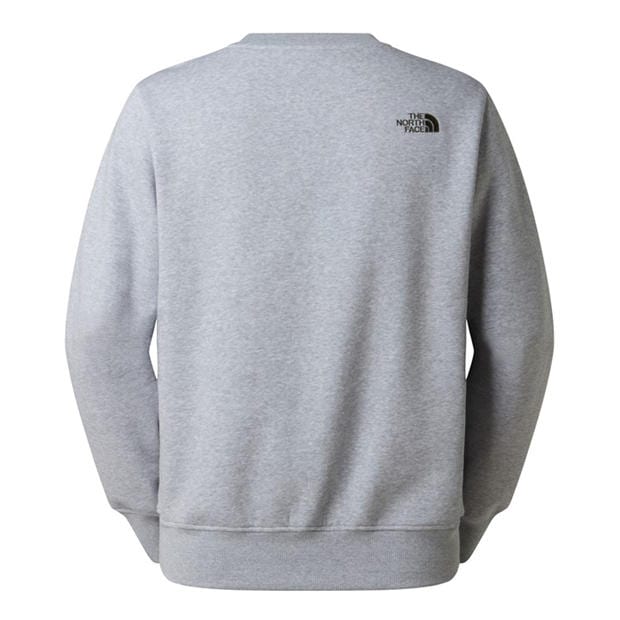 Grey Hthr - The North Face - Mens Drew Peak Crew-neck Sweater
