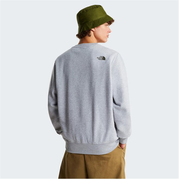 Grey Hthr - The North Face - Mens Drew Peak Crew-neck Sweater