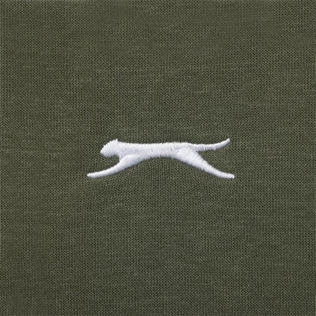 Khaki - Slazenger - Fleece Crew Sweater Mens