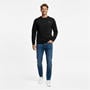Black - Slazenger - Fleece Crew Sweater Mens