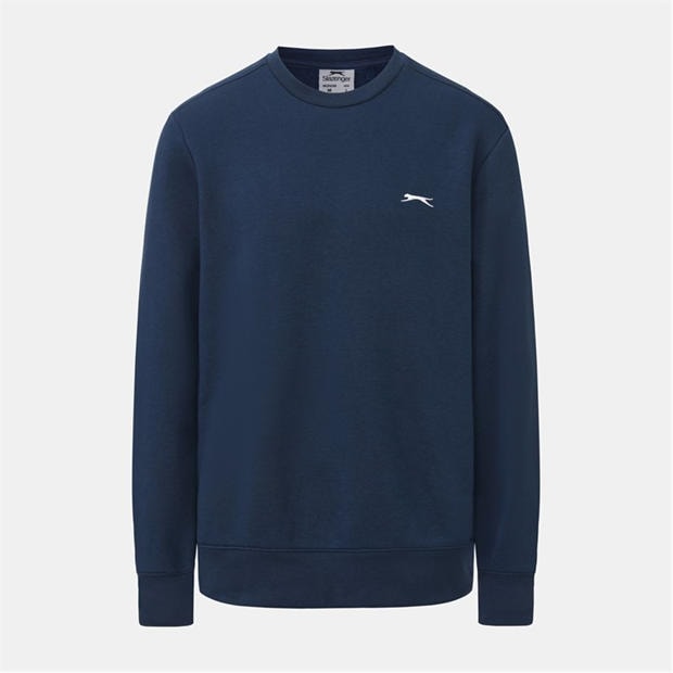 Steel Blue - Slazenger - Fleece Crew Sweater Mens