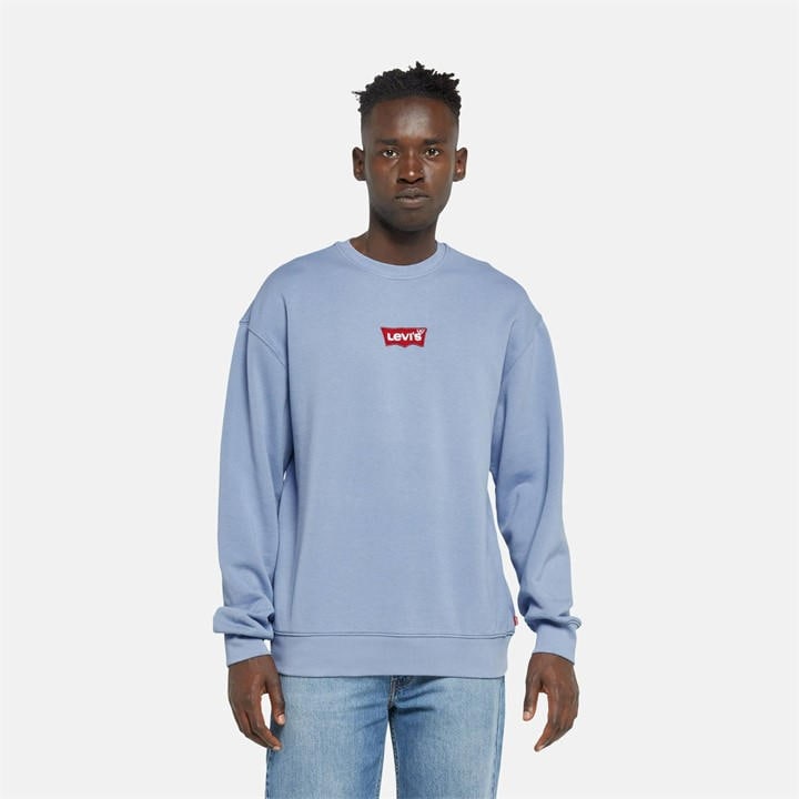 Levis Men's Blue Batwing Logo Sweatshirt in Size XL, Sports Direct