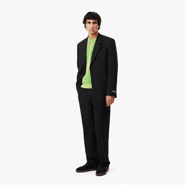 Green - Lacoste - Men's Ombre Crew Neck Relaxed Fit Sweatshirt