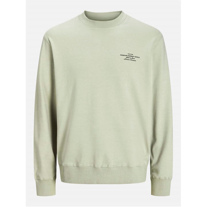 Jack And Jones Men' Grey Crew Neck Sweatshirt in Size S, Sports Direct