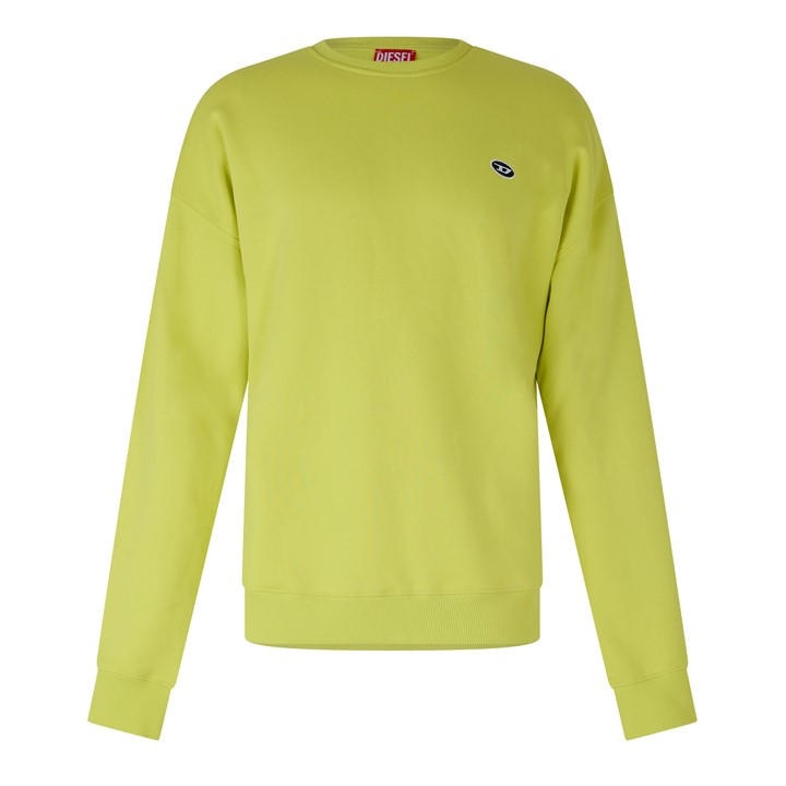 Diesel Men's Crew-Neck Sweatshirt - Limeade - XL - Image 3