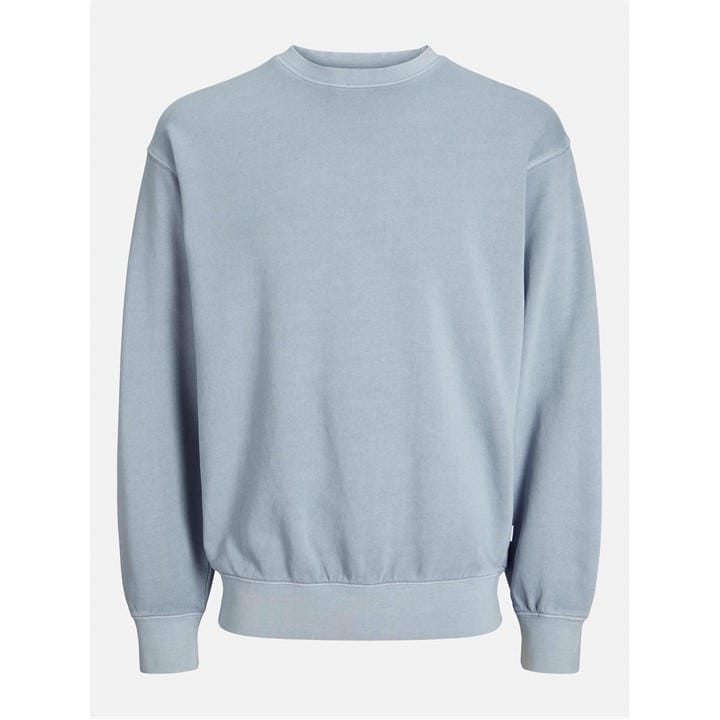 Jack And Jones Men's Blue Faded Sweat Crew Neck Sweatshirt in Size M, Sports Direct
