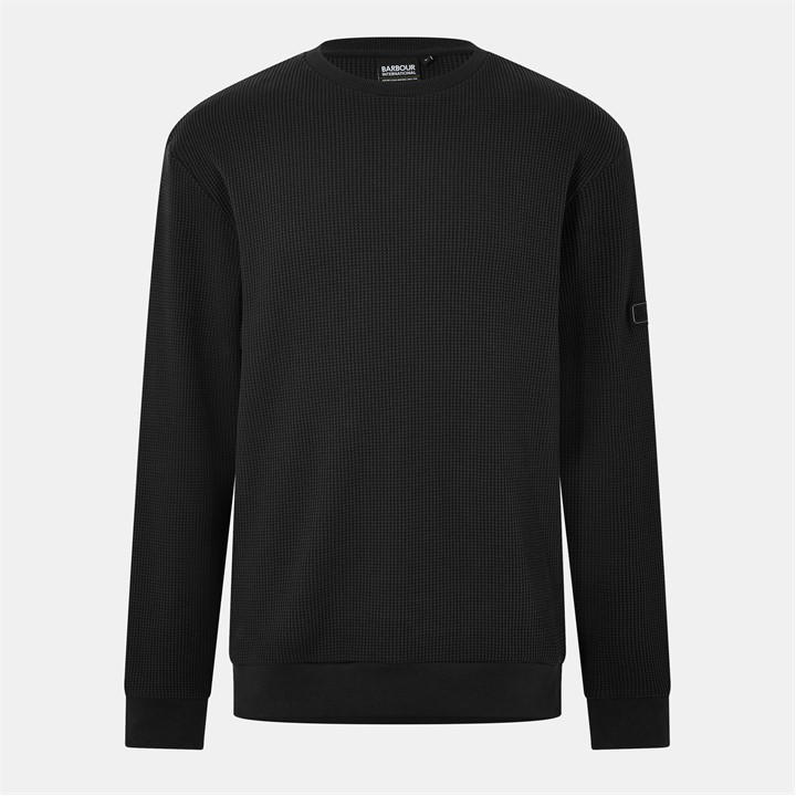International  Men's  Curve Crew Sweatshirt, Football by Barbour  in Size 2XL, Sports Direct