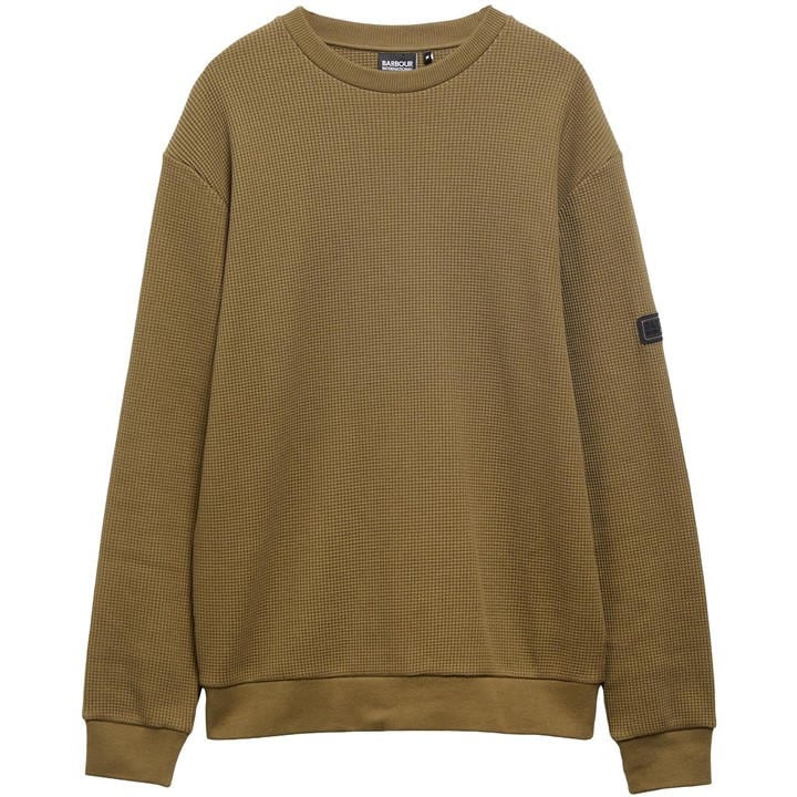 International  Men's  Curve Crew Sweatshirt, Football by Barbour  in Size M, Sports Direct