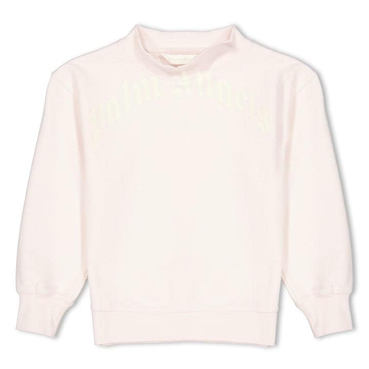 Palm Angels Girls Pink Palm Arch Lgo Crew Jn61 in Size 9 - 10 Years, Sports Direct