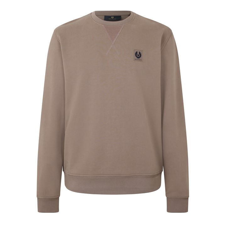 Belstaff Men's Beige Logo Sweatshirt in Size XL, Sports Direct