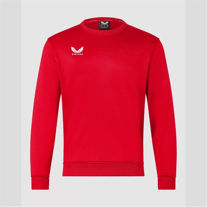 Castore Men's Red Crew Sweatshirt in Size 2XL, Sports Direct