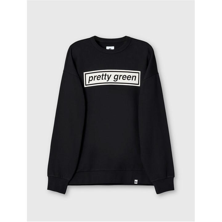 Pretty Green Men's Box Print Sweatshirt - Black - Large - Image 3
