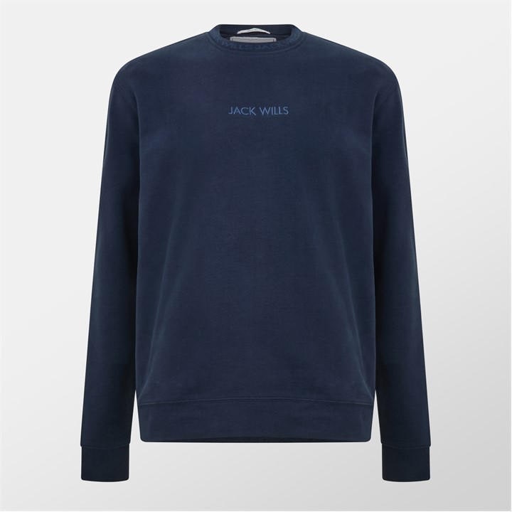 Jack Wills Men's Brown Jacquard Crew Sweatshirt in Size 2XL, Sports Direct