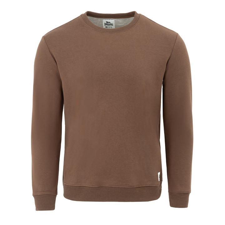 Lonsdale Men's Brown Crew Sweat in Size 2XL, Sports Direct