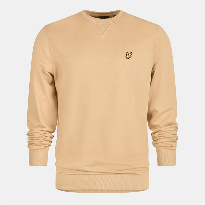 Lyle And Scott Men's Beige Crew Sweatshirt in Size M, Sports Direct