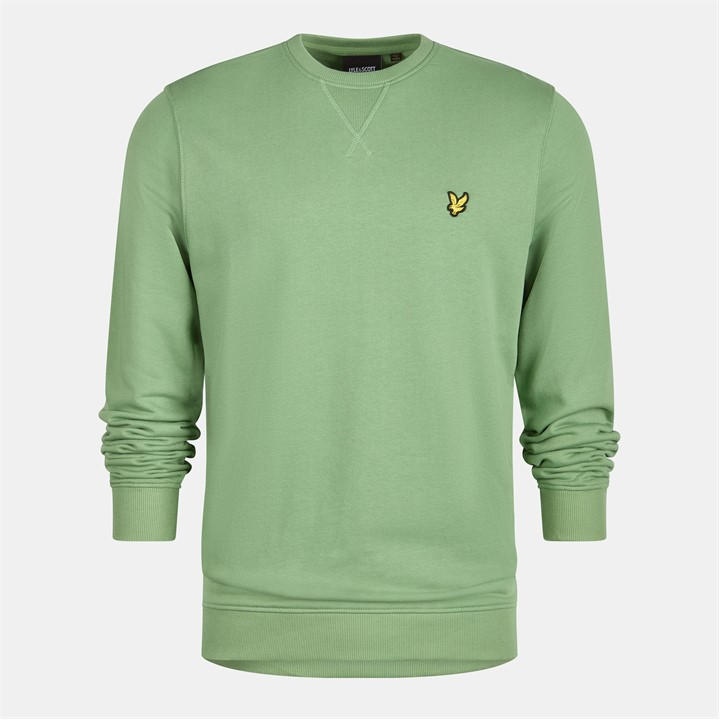 Lyle And Scott Men' Green Crew Sweatshirt in Size S, Sports Direct