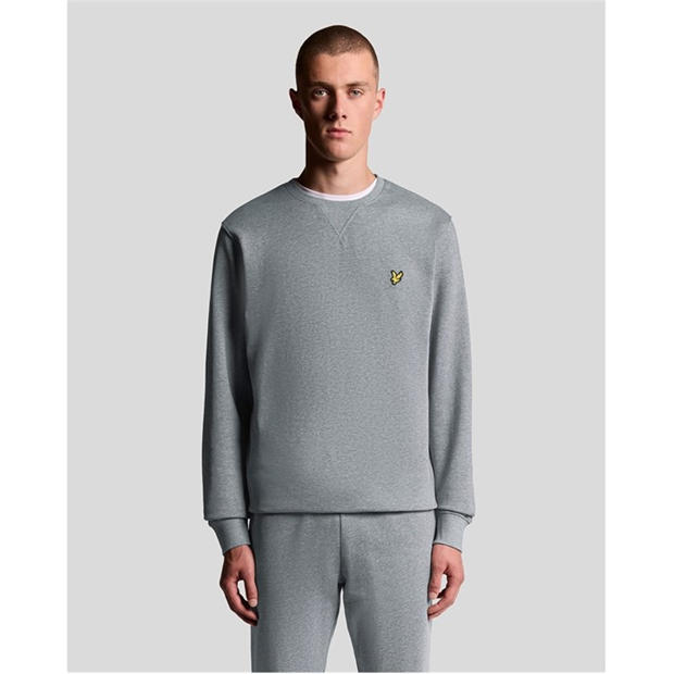 Grey Marl - Lyle and Scott - Lyle & Scott Mens Crew Neck Sweatshirt