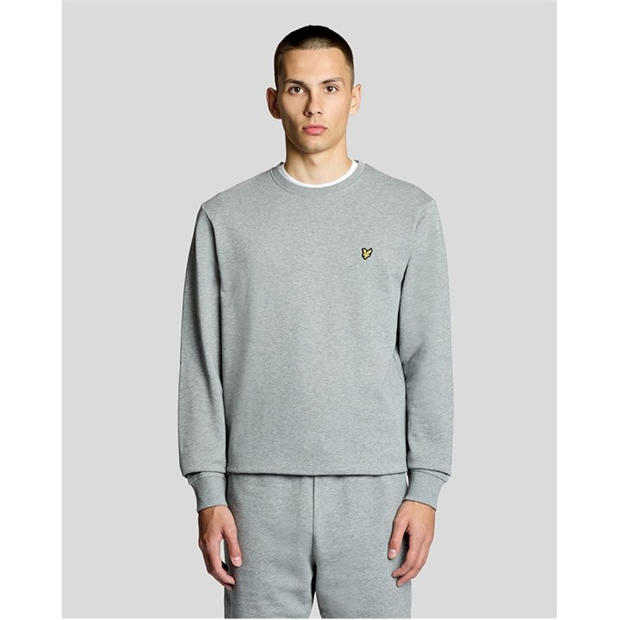 Grey Marl - Lyle and Scott - Lyle & Scott Mens Crew Neck Sweatshirt
