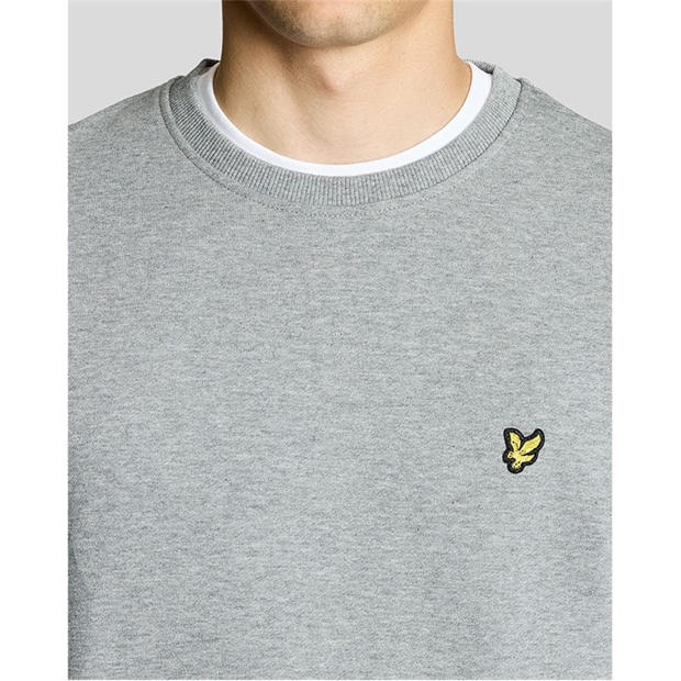 Grey Marl - Lyle and Scott - Lyle & Scott Mens Crew Neck Sweatshirt