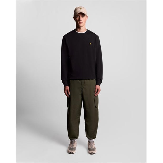 Jet Black - Lyle and Scott - Lyle & Scott Mens Crew Neck Sweatshirt