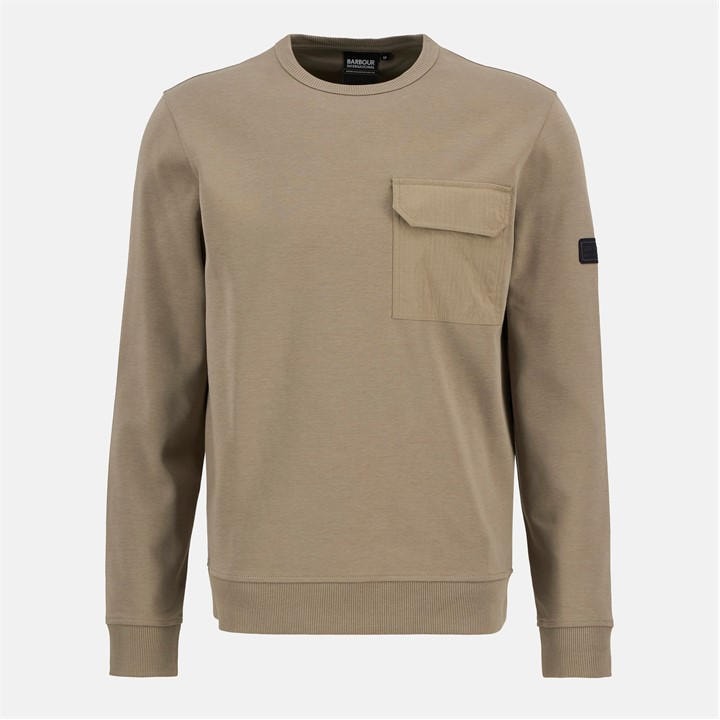 International  Men's  Ilford Crew Sweater, Football by Barbour  in Size M, Sports Direct