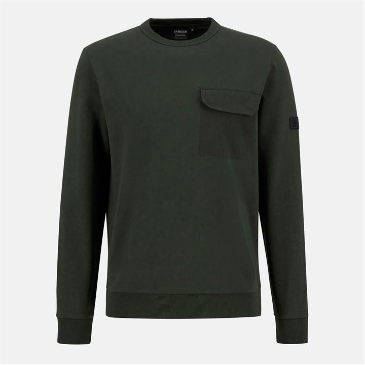 International  Men'  Ilford Crew Sweater, Football by Barbour  in Size S, Sports Direct