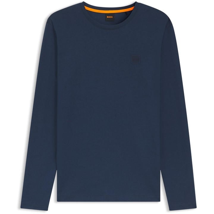 Boss Men's Blue Orange Tacks Long Sleeve Top in Size M, Sports Direct