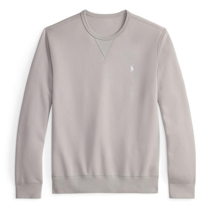 Polo Ralph Lauren Men's Grey Logo Crew Neck Tech Sweatshirt in Size XL, Sports Direct