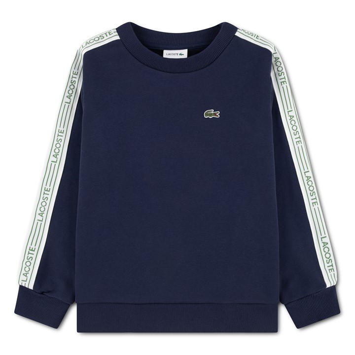 Lacoste Boys Blue Kids' Crew Sweatshirt, Sports Direct