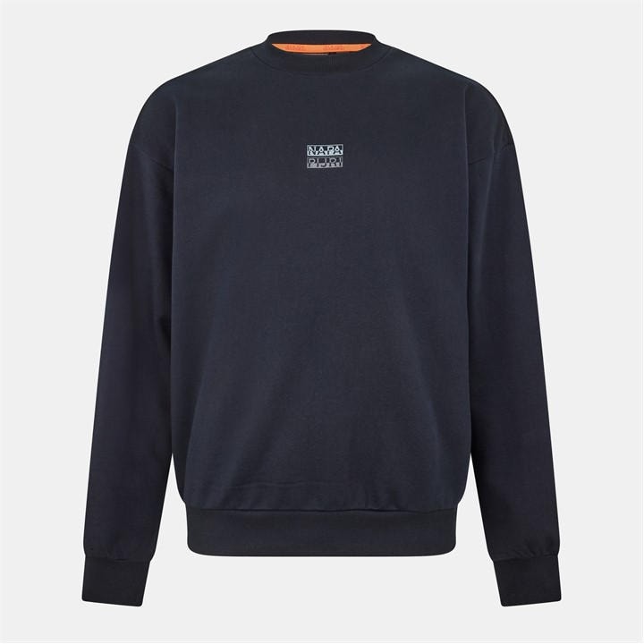 Napapijri Men's Black Box Logo Sweatshirt in Size M, Sports Direct