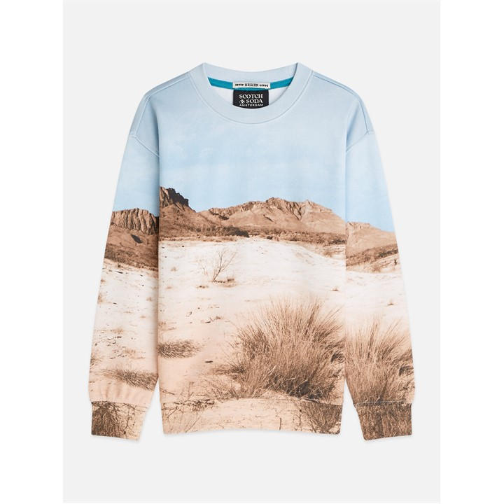 Scotch And Soda Boys  Kids' Crew Sweatshirt in Size 9 - 10 Years, Sports Direct