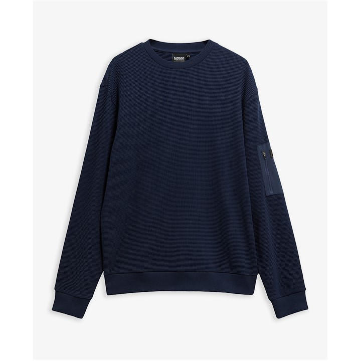 International  Men'  Crew Sweatshirt, Football by Barbour  in Size S, Sports Direct