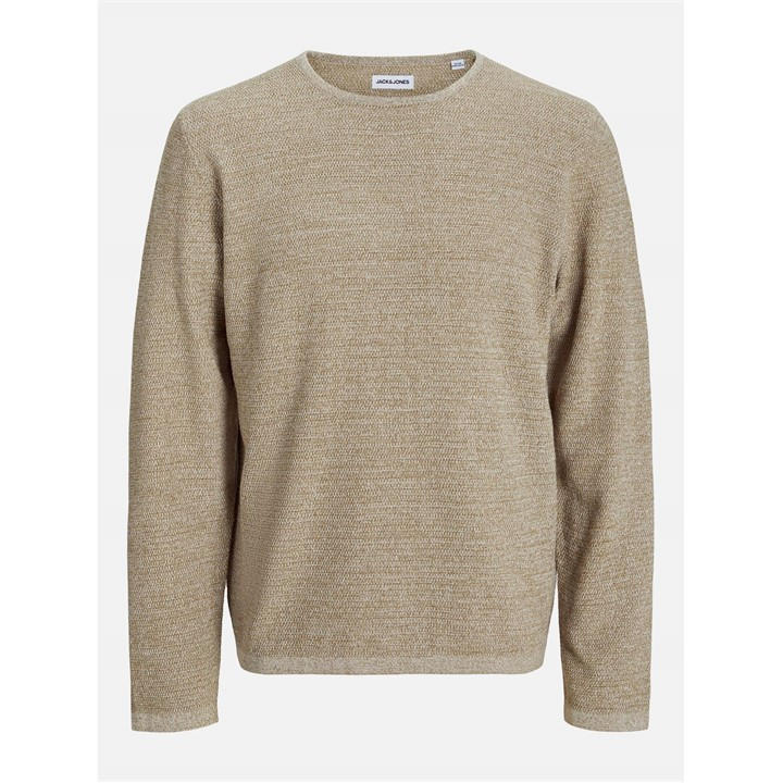 Jack And Jones Men's Beige George Crew Knit in Size 2XL, Sports Direct
