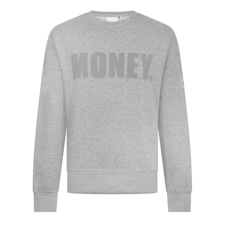 Money Men' Grey Vice Crew in Size S, Sports Direct