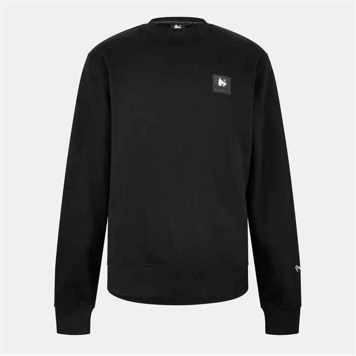 Money Men's Black Combo Patch Crew in Size XS, Sports Direct