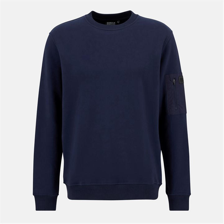 International  Men's  Grip Crew Neck Sweater, Football by Barbour  in Size 2XL, Sports Direct